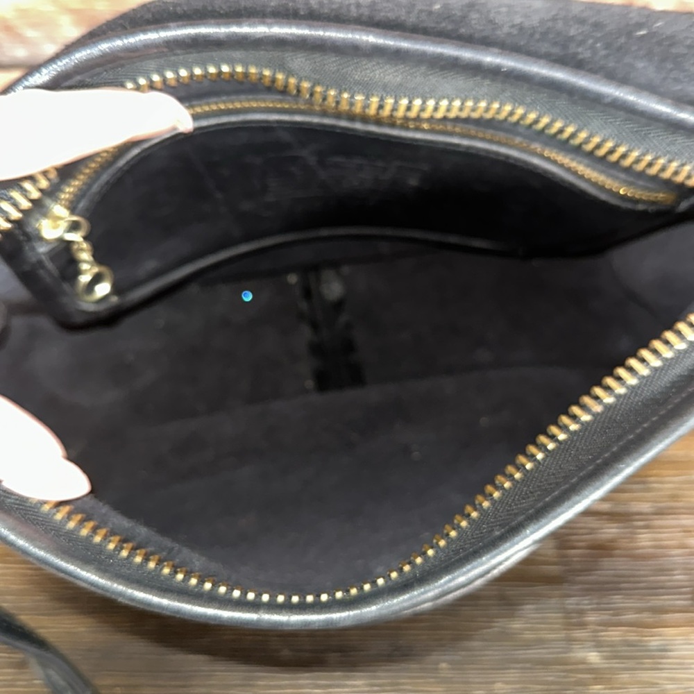 Vintage COACH 9951 Patricia’s Legacy Black Leather Front Flap Crossbody Bag - Picture 9 of 10